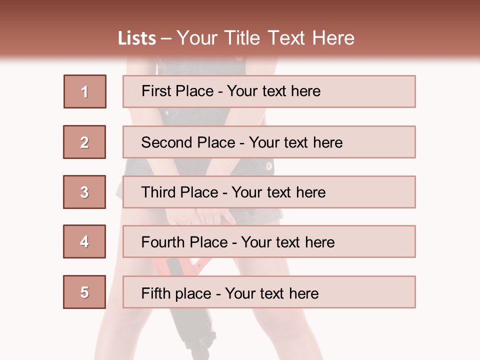 Electric Hammer Shoes PowerPoint Template