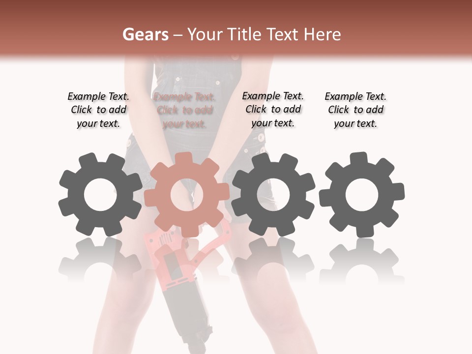 Electric Hammer Shoes PowerPoint Template