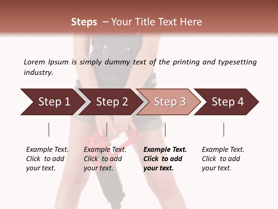 Electric Hammer Shoes PowerPoint Template