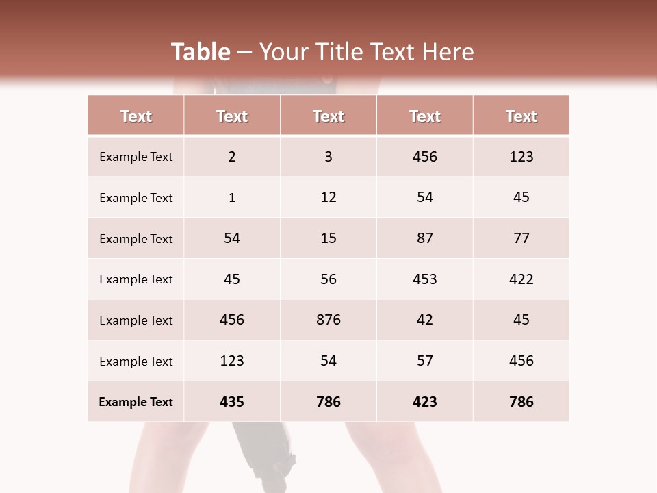 Electric Hammer Shoes PowerPoint Template