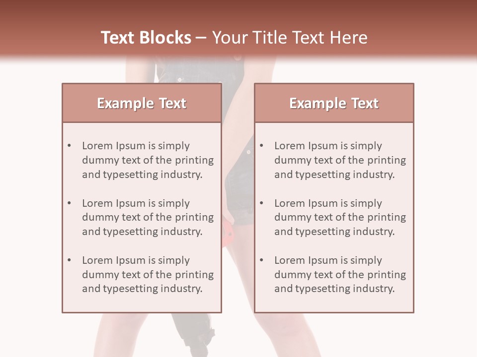 Electric Hammer Shoes PowerPoint Template