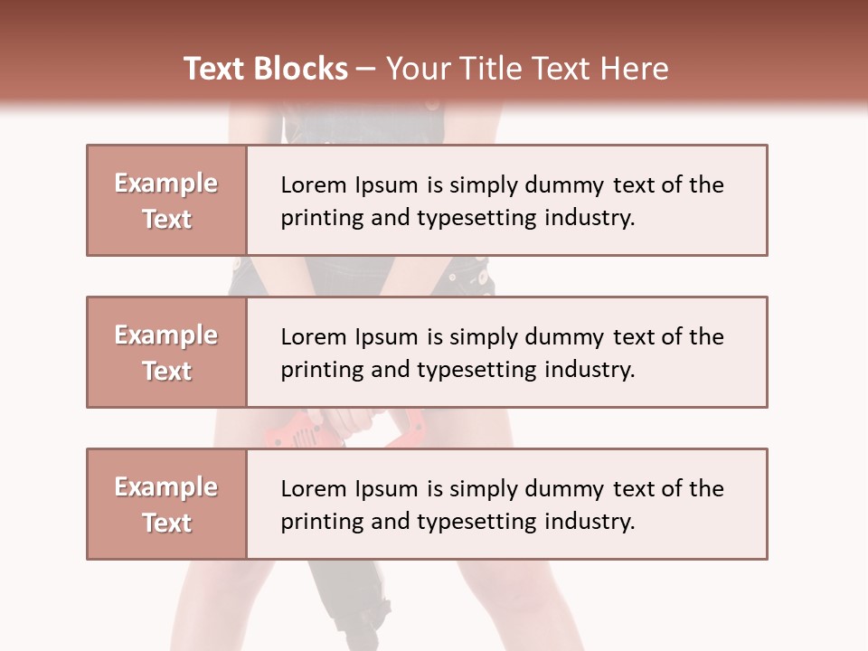 Electric Hammer Shoes PowerPoint Template