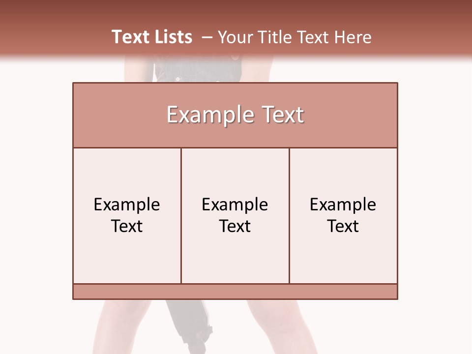 Electric Hammer Shoes PowerPoint Template