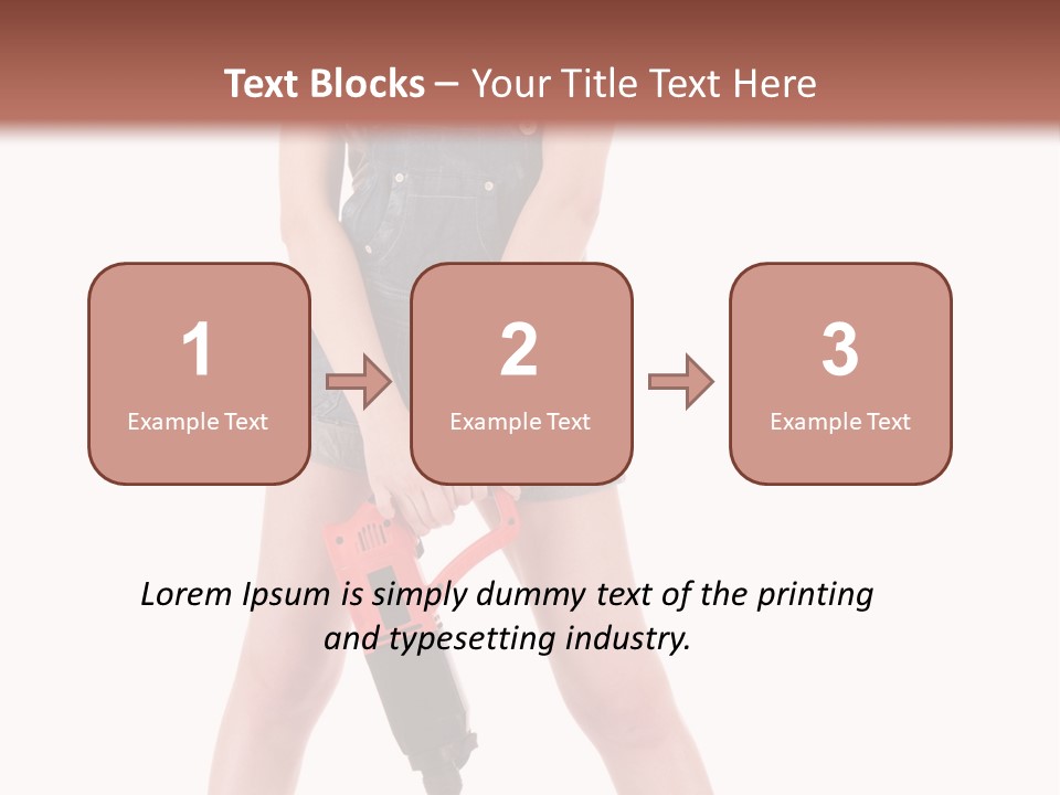 Electric Hammer Shoes PowerPoint Template
