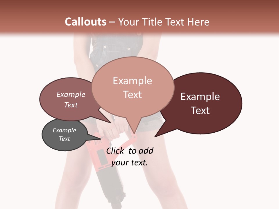 Electric Hammer Shoes PowerPoint Template