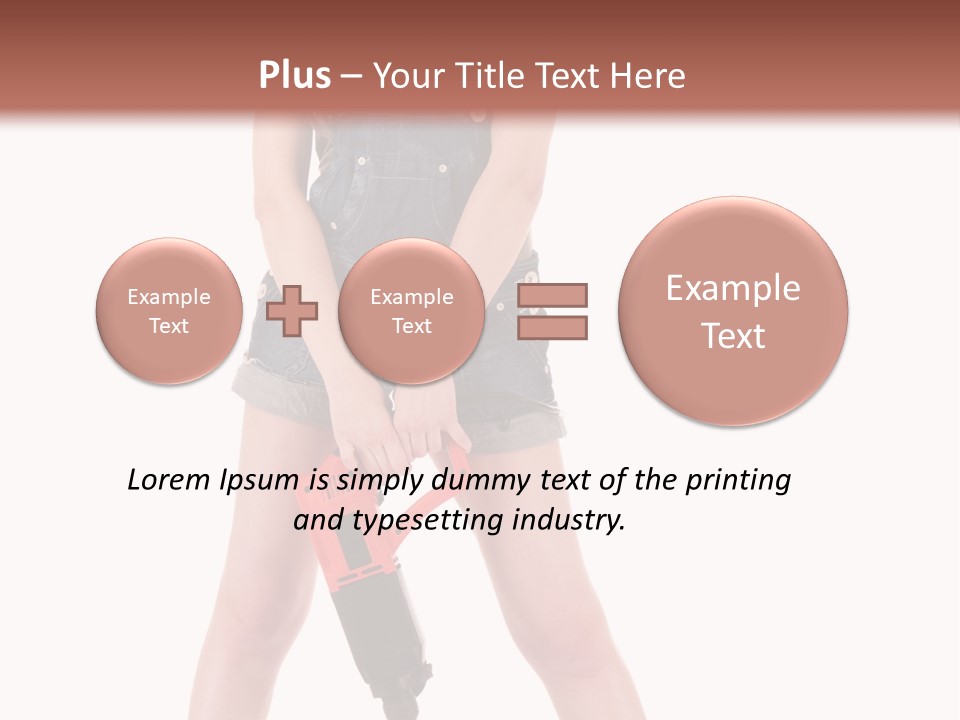 Electric Hammer Shoes PowerPoint Template
