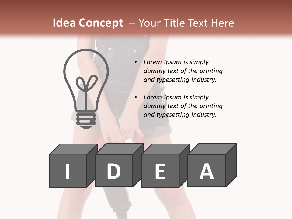 Electric Hammer Shoes PowerPoint Template