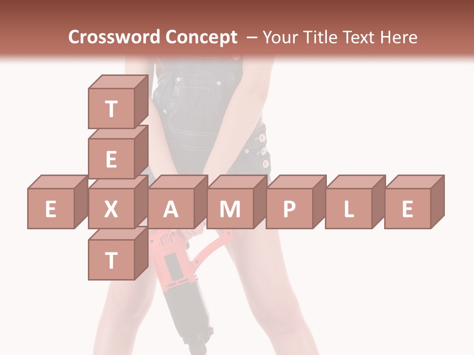 Electric Hammer Shoes PowerPoint Template