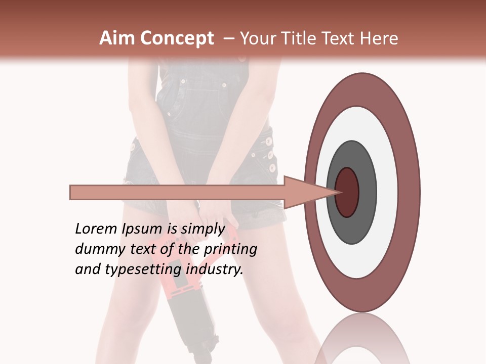 Electric Hammer Shoes PowerPoint Template