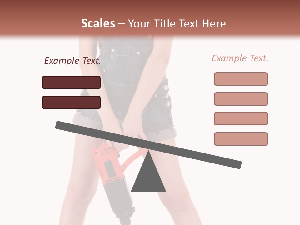 Electric Hammer Shoes PowerPoint Template