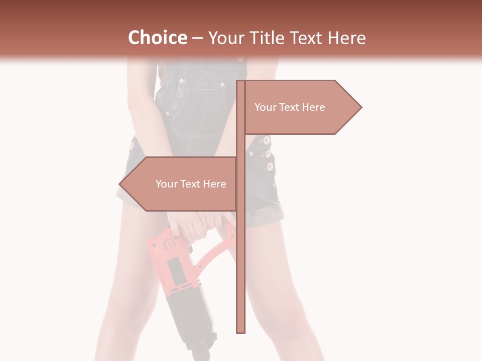 Electric Hammer Shoes PowerPoint Template