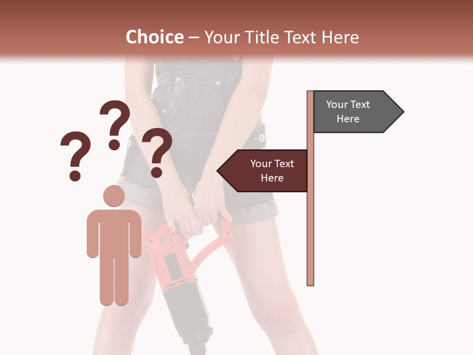 Electric Hammer Shoes PowerPoint Template