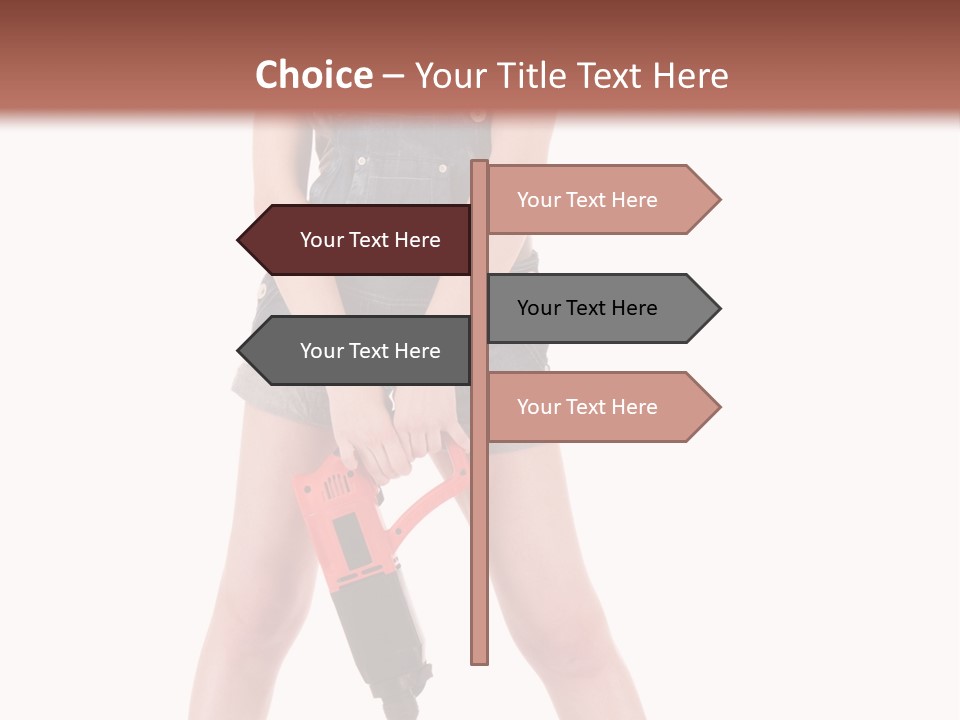Electric Hammer Shoes PowerPoint Template
