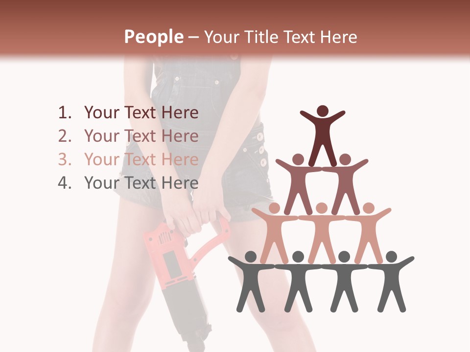 Electric Hammer Shoes PowerPoint Template