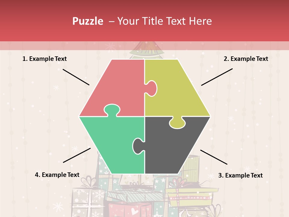 Drawing Green Box PowerPoint Template