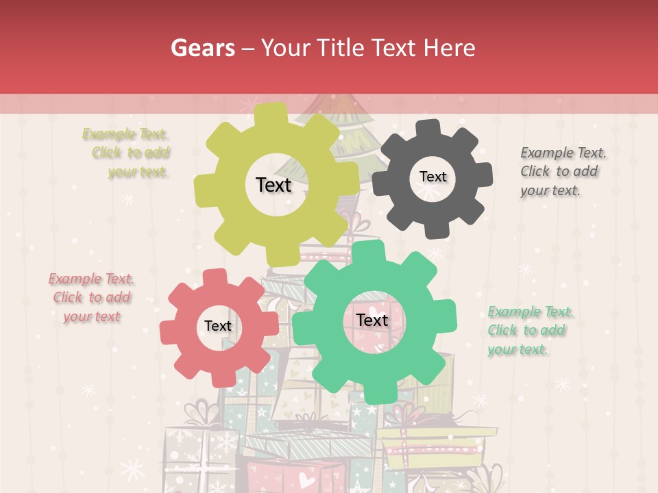 Drawing Green Box PowerPoint Template