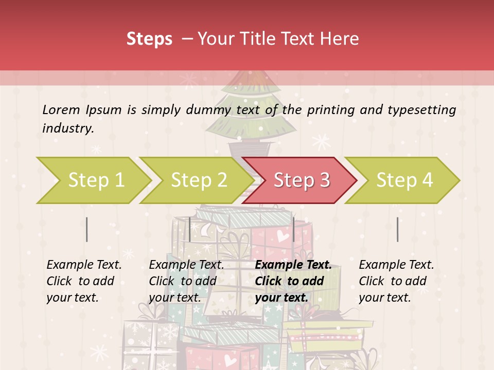 Drawing Green Box PowerPoint Template