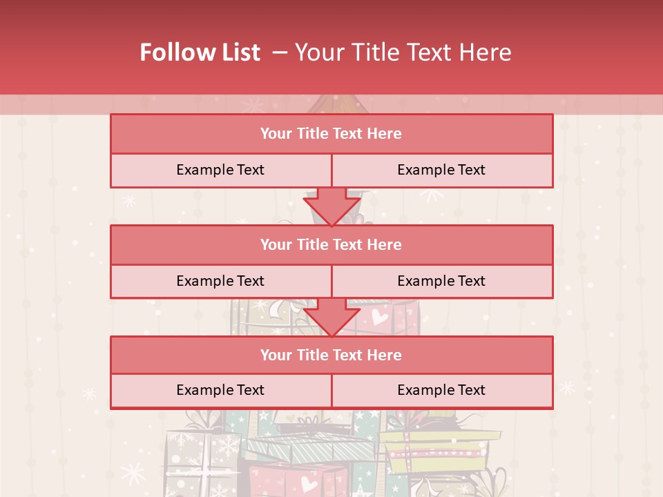 Drawing Green Box PowerPoint Template