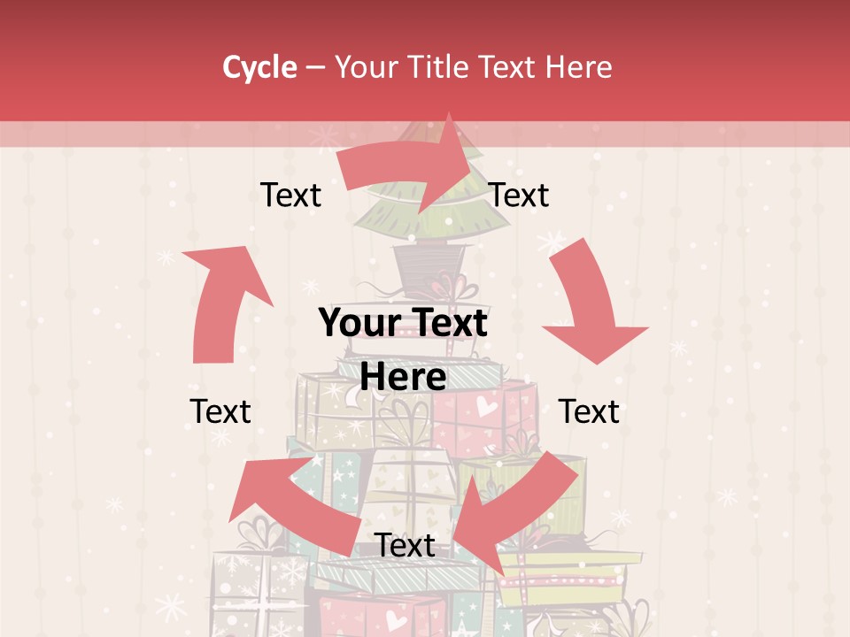 Drawing Green Box PowerPoint Template