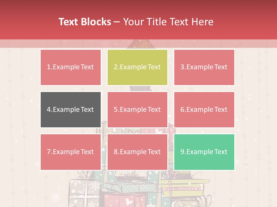 Drawing Green Box PowerPoint Template