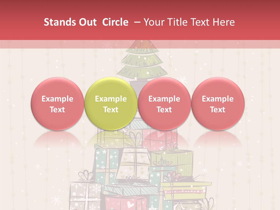 Drawing Green Box PowerPoint Template