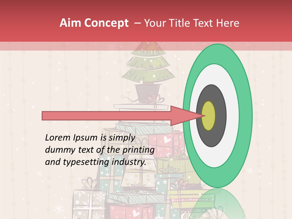 Drawing Green Box PowerPoint Template