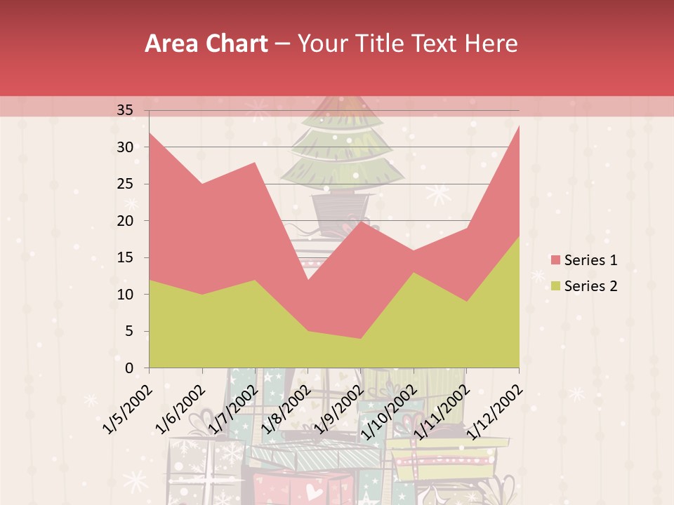 Drawing Green Box PowerPoint Template