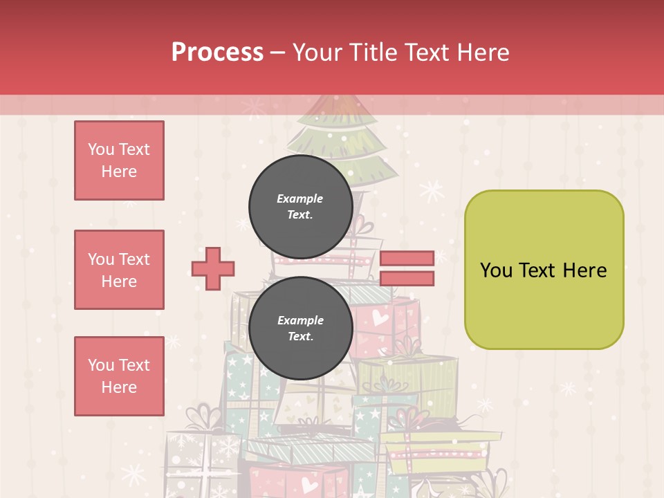 Drawing Green Box PowerPoint Template