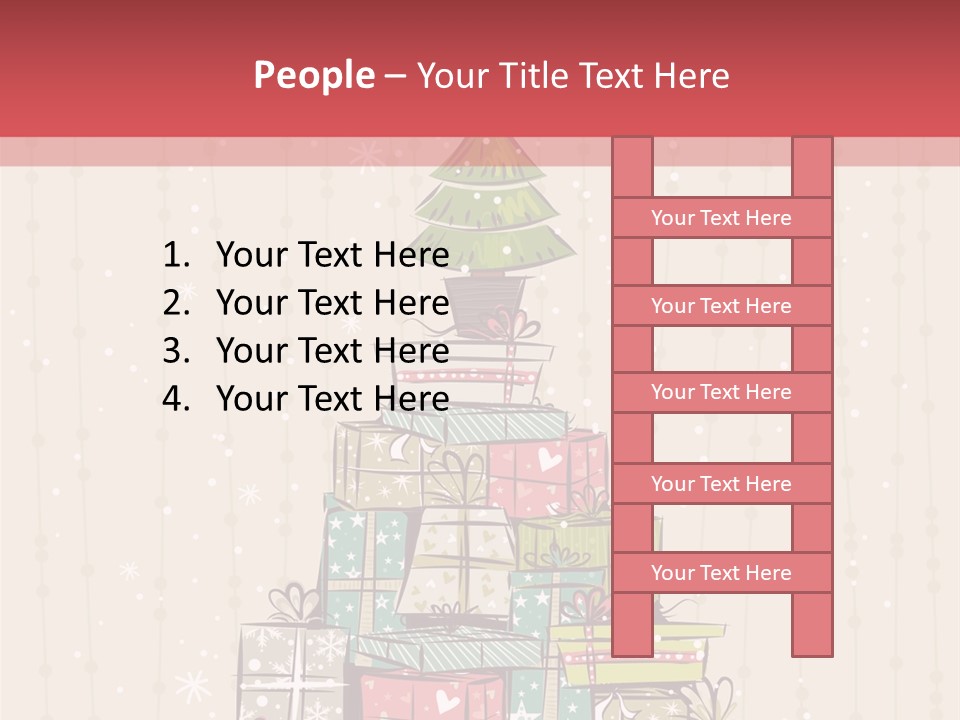 Drawing Green Box PowerPoint Template