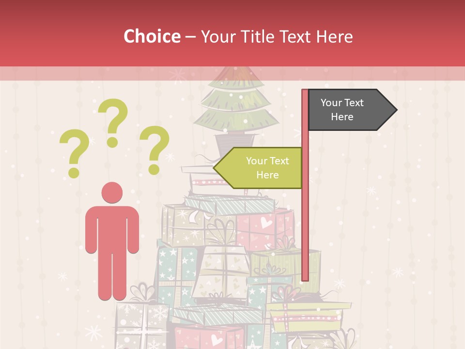 Drawing Green Box PowerPoint Template