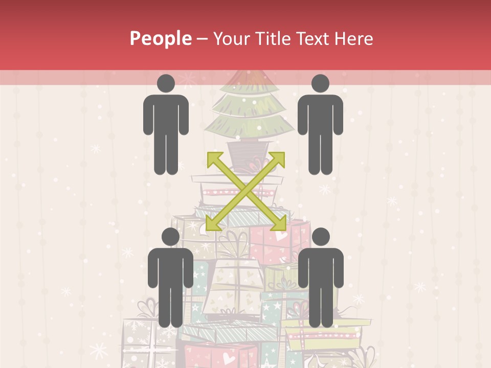 Drawing Green Box PowerPoint Template