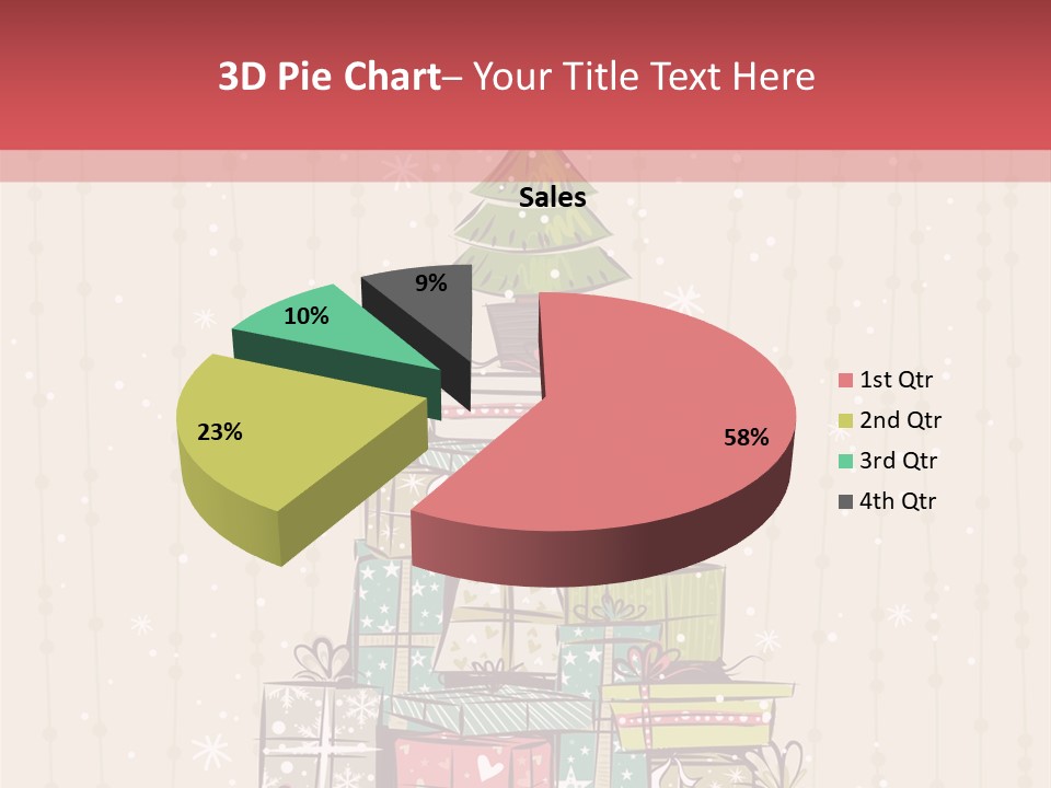 Drawing Green Box PowerPoint Template