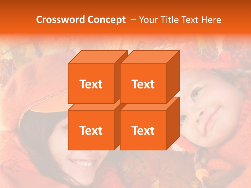 Person October Toddler PowerPoint Template