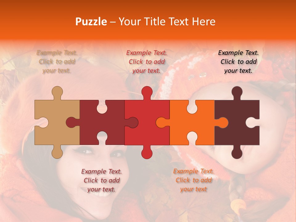 Person October Toddler PowerPoint Template