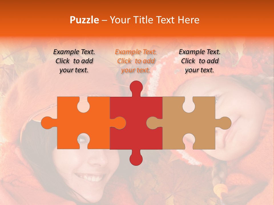 Person October Toddler PowerPoint Template