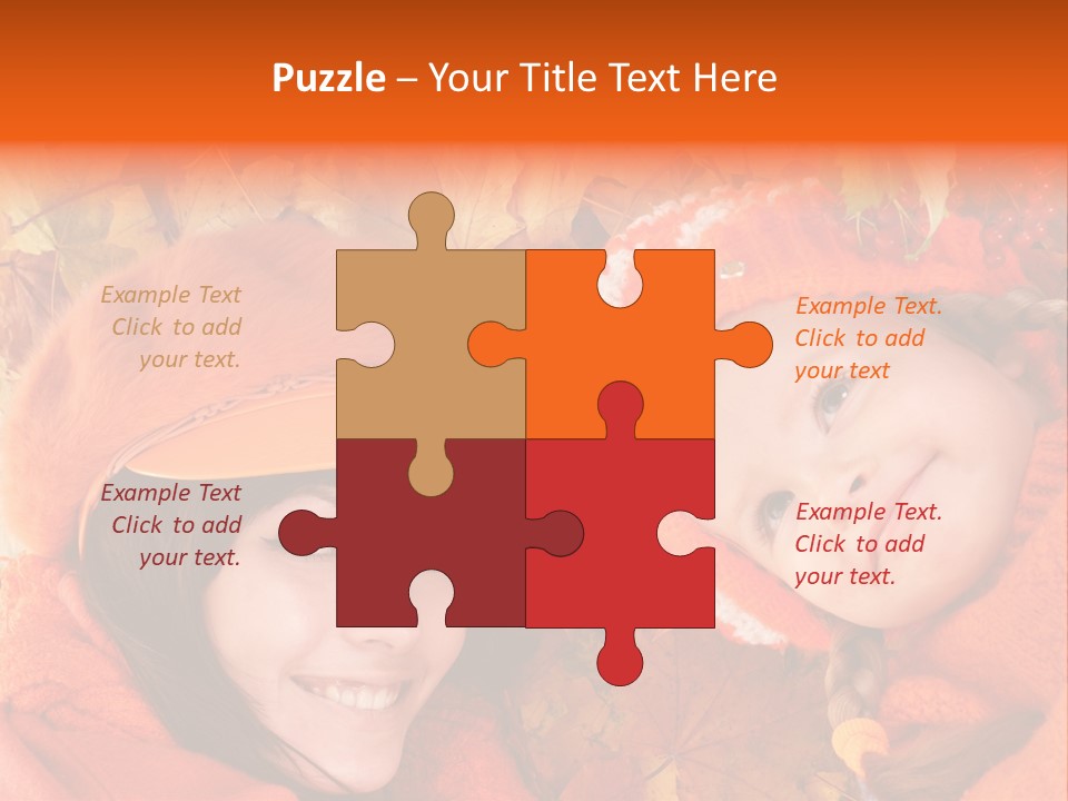 Person October Toddler PowerPoint Template