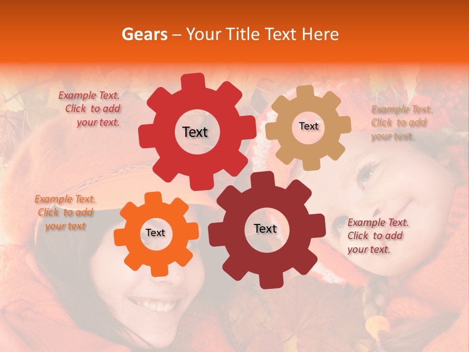 Person October Toddler PowerPoint Template