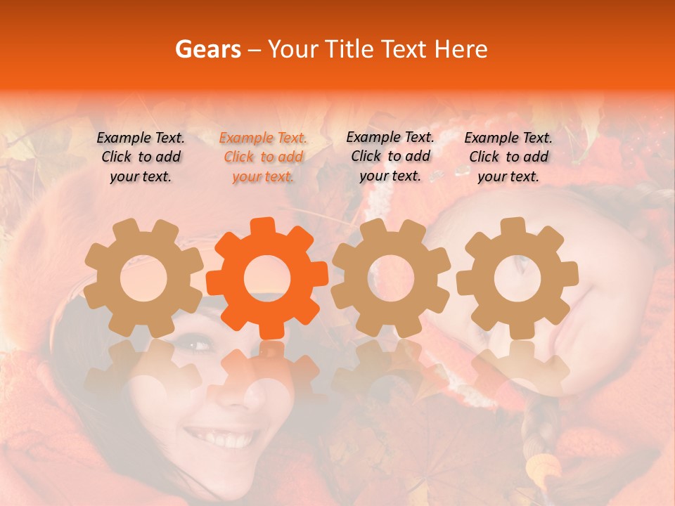 Person October Toddler PowerPoint Template