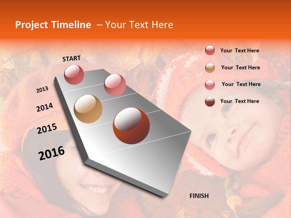 Person October Toddler PowerPoint Template