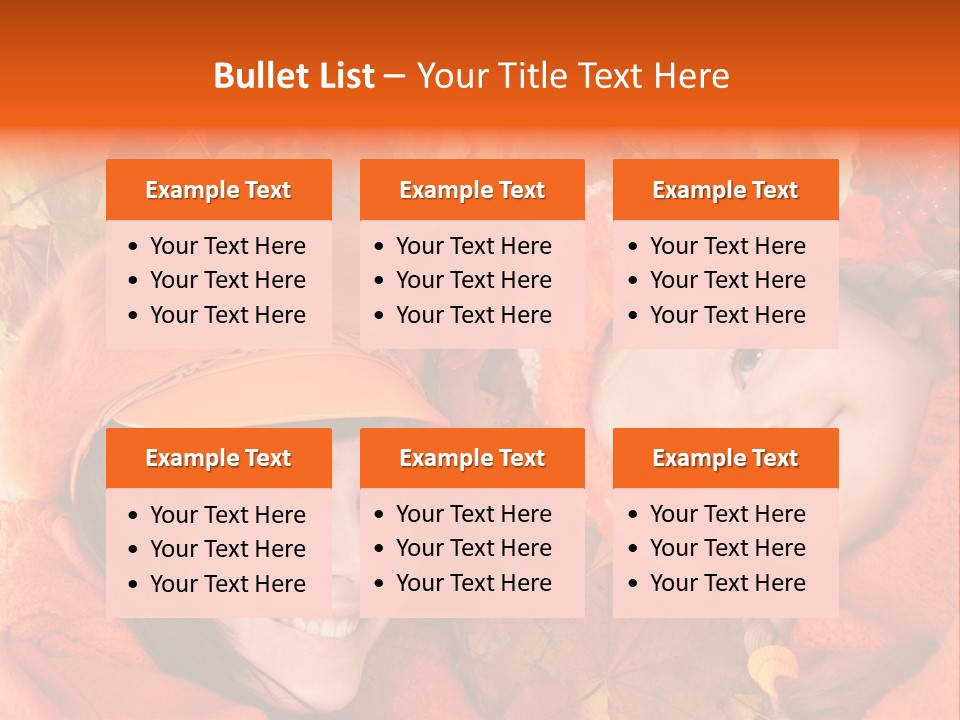 Person October Toddler PowerPoint Template