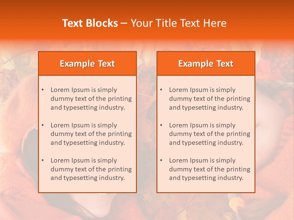 Person October Toddler PowerPoint Template