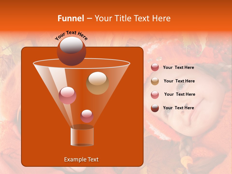 Person October Toddler PowerPoint Template