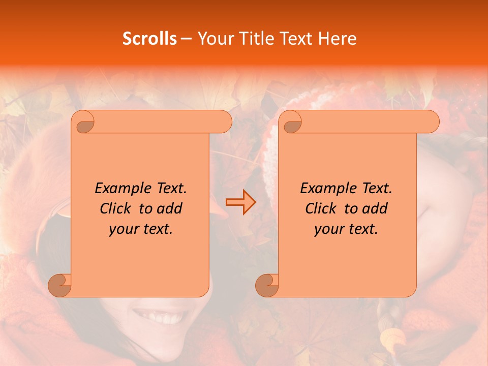 Person October Toddler PowerPoint Template