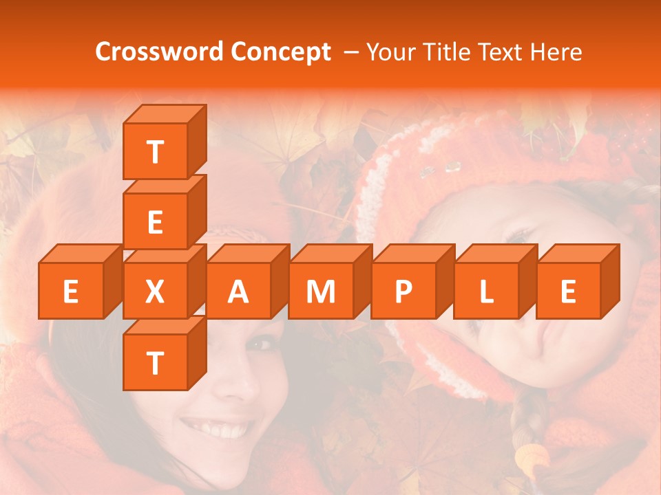 Person October Toddler PowerPoint Template