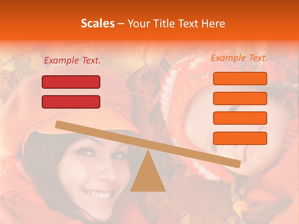 Person October Toddler PowerPoint Template