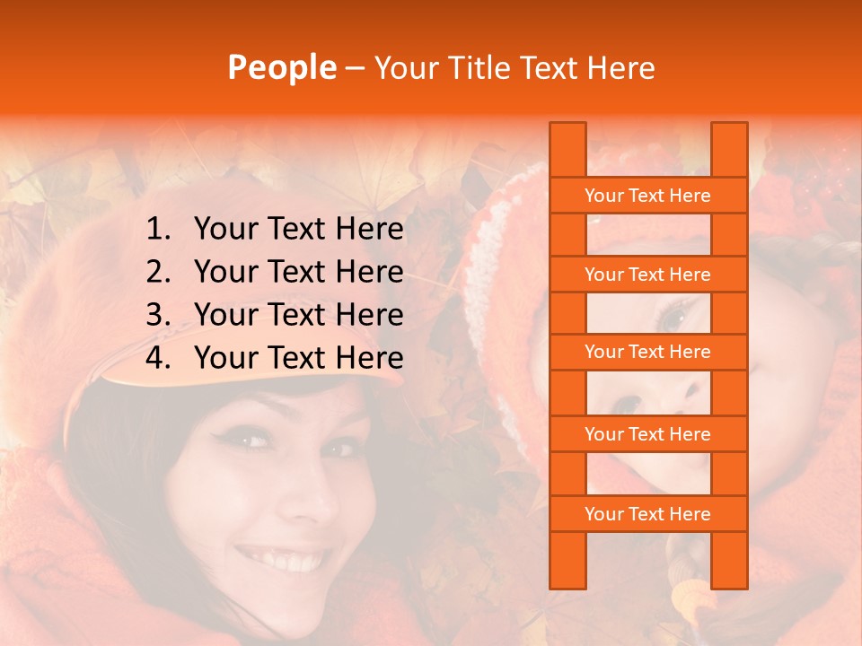 Person October Toddler PowerPoint Template