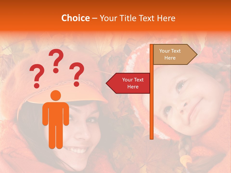 Person October Toddler PowerPoint Template