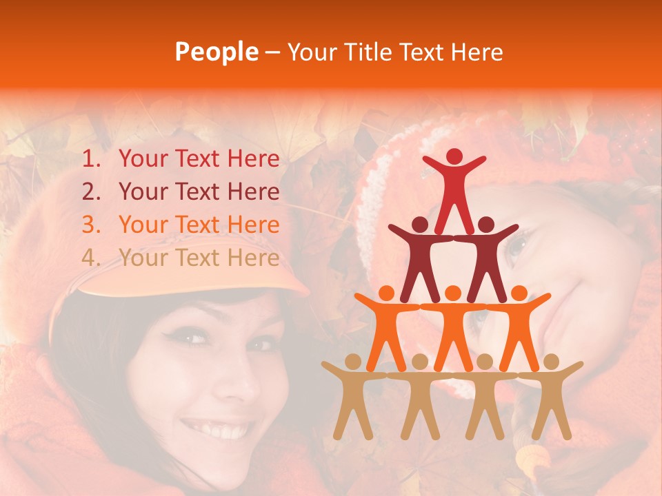 Person October Toddler PowerPoint Template