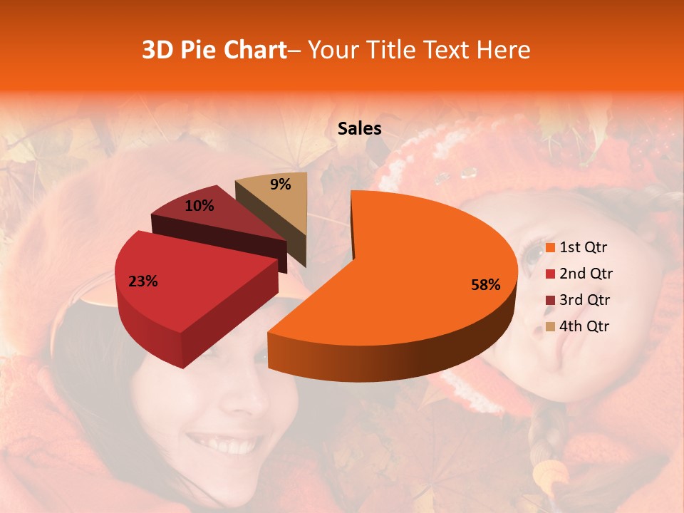 Person October Toddler PowerPoint Template