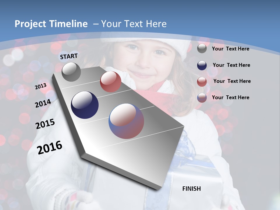 Smiling Night Decoration PowerPoint Template